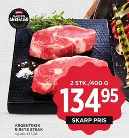 MENY ARGENTINSK RIBEYE STEAK tilbud