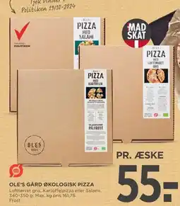 MENY OLE’S GÅRD ØKOLOGISK PIZZA tilbud