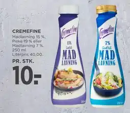 MENY CREMEFINE tilbud