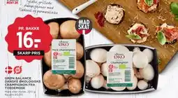 MENY GRØN BALANCE DANSKE ØKOLOGISKE CHAMPIGNON FRA TVEDEMOSE tilbud