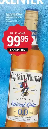 MENY CAPTAIN MORGAN SPICED GOLD ALKOHOLFRI ROM tilbud