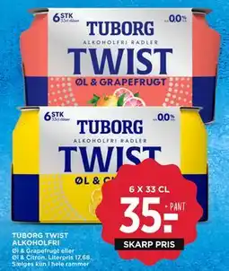 MENY TUBORG TWIST ALKOHOLFRI tilbud