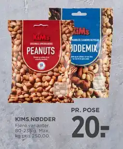 MENY KIMS NØDDER tilbud