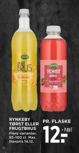 MENY RYNKEBY TØRST ELLER FRUGTBRUS tilbud