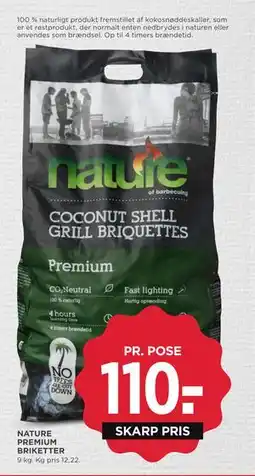 MENY NATURE PREMIUM BRIKETTER tilbud