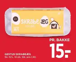 MENY GESTUS SKRABEÆG tilbud