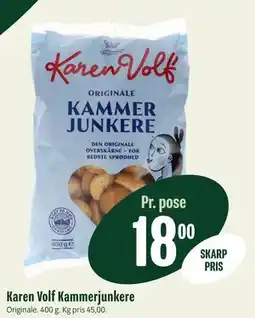 Min Købmand Karen Volf Kammerjunkere tilbud