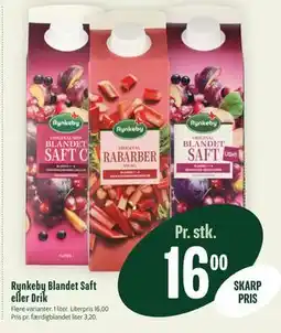Min Købmand Rynkeby Blandet Saft eller Drik tilbud