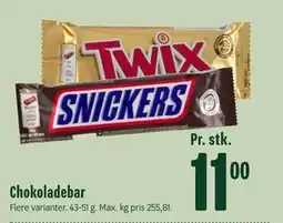 Min Købmand Chokoladebar tilbud