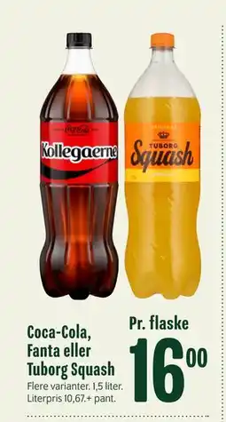 Min Købmand Coca-Cola, Fanta eller Tuborg Squash tilbud