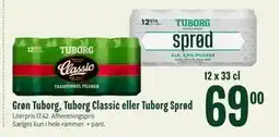 Min Købmand Grøn Tuborg, Tuborg Classic eller Tuborg Sprød tilbud