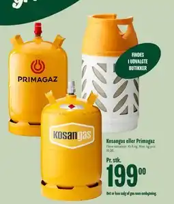 Min Købmand Kosangas eller Primagaz tilbud