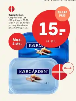 SPAR KÆRGÅRDEN tilbud