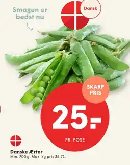 SPAR Danske Ærter tilbud