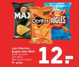 SPAR Lay's Doritos, Bugles eller Max tilbud
