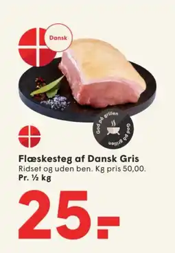 SPAR Flæskesteg af Dansk Gris tilbud
