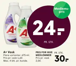 SPAR A+ Vask tilbud