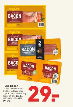 SPAR TULIP Bacon tilbud