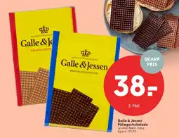 SPAR Galle & Jessen Pålægschokolade tilbud
