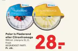 SPAR Polar Is Fløderand eller Citronfromage tilbud