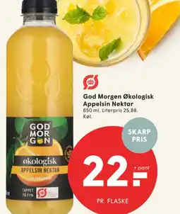 SPAR God Morgen Økologisk Appelsin Nektar tilbud