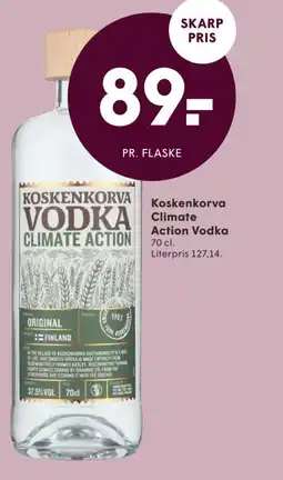 SPAR Koskenkorva Climate Action Vodka tilbud