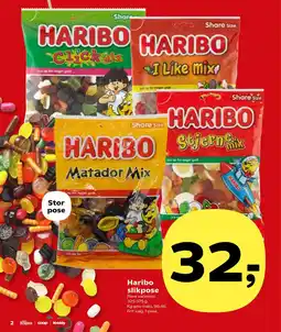 SuperBrugsen HARIBO slikpose tilbud
