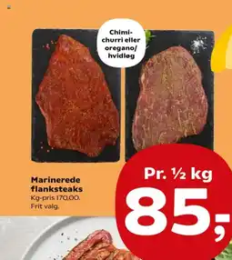 SuperBrugsen Marinerede flanksteaks tilbud