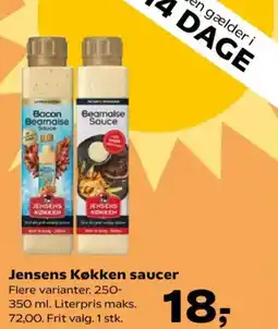 SuperBrugsen Jensens Køkken saucer tilbud