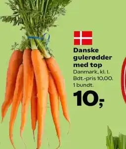 SuperBrugsen Danske gulerødder med top tilbud