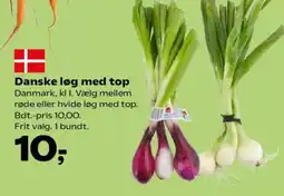 SuperBrugsen Danske løg med top tilbud
