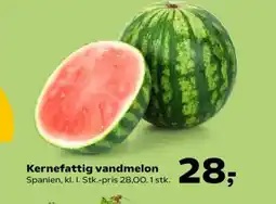 SuperBrugsen Kernefattig vandmelon tilbud