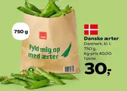 SuperBrugsen Danske ærter tilbud
