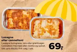 SuperBrugsen Lasagne eller cannelloni tilbud