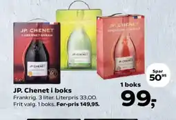SuperBrugsen JP. Chenet i boks tilbud