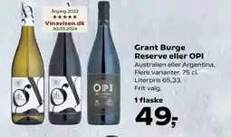 SuperBrugsen Grant Burge Reserve eller OPI tilbud