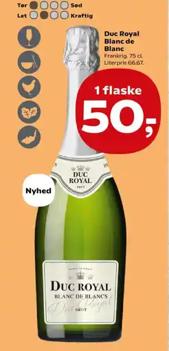 SuperBrugsen Duc Royal Blanc de Blanc tilbud