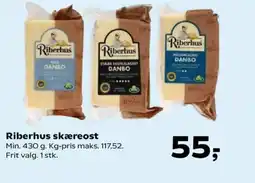 SuperBrugsen Riberhus skæreost tilbud