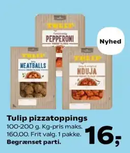 SuperBrugsen TULIP pizzatoppings tilbud