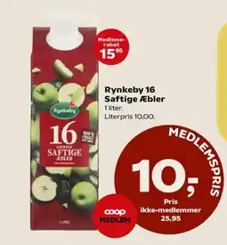 SuperBrugsen Rynkeby 16 Saftige Æbler tilbud