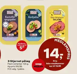 SuperBrugsen 3-Stjernet pålæg tilbud
