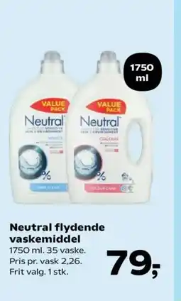SuperBrugsen Neutral flydende vaskemiddel tilbud