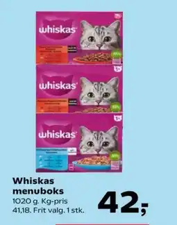 SuperBrugsen Whiskas menuboks tilbud