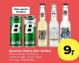 SuperBrugsen Booster, Mokai eller Shaker tilbud