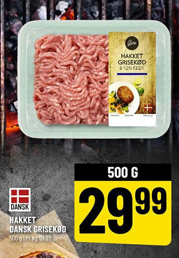 Løvbjerg Hakket dansk grisekød tilbud