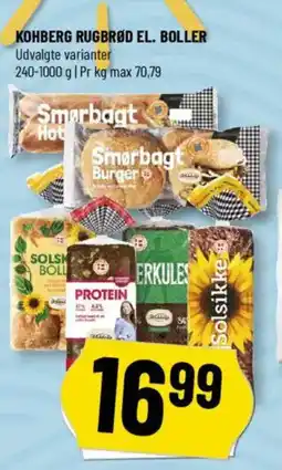Løvbjerg Kohberg rugbrød el. boller tilbud