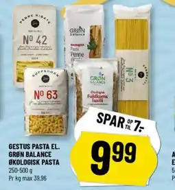 Løvbjerg GESTUS Pasta el. grøn balance økologisk pasta tilbud