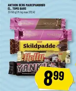 Løvbjerg Anthon berg marcipanbrød el. toms bars tilbud