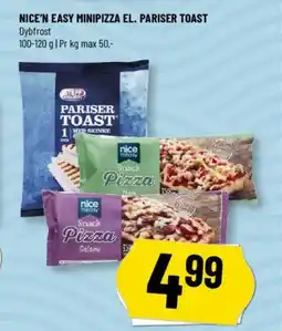 Løvbjerg Nice'n easy minipizza el. pariser toast tilbud