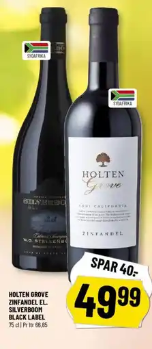 Løvbjerg Holten grove zinfandel el. silverboom black label tilbud